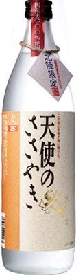 天使のささやき　25度　麦焼酎 900ml瓶　箱なし◆900・720mlサイズなら、12本位まで混載配送OKです！◆箱なし商品なのでのし紙・包装時には別途箱代が必要です。