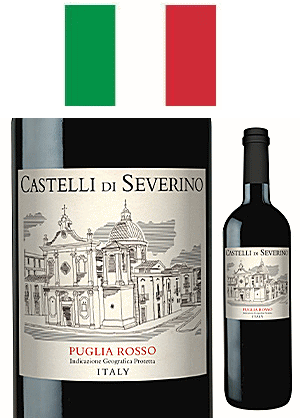 カステッリ ディ セヴェリーノ プーリア ロッソ 2019テアヌム＜赤＞750ml Castelli Di Severino Puglia Rosso Teanum※在庫限りで、売り切れの場合は御容赦下さい。※ビンテージは変更する場合があります、ご了承下さい。!