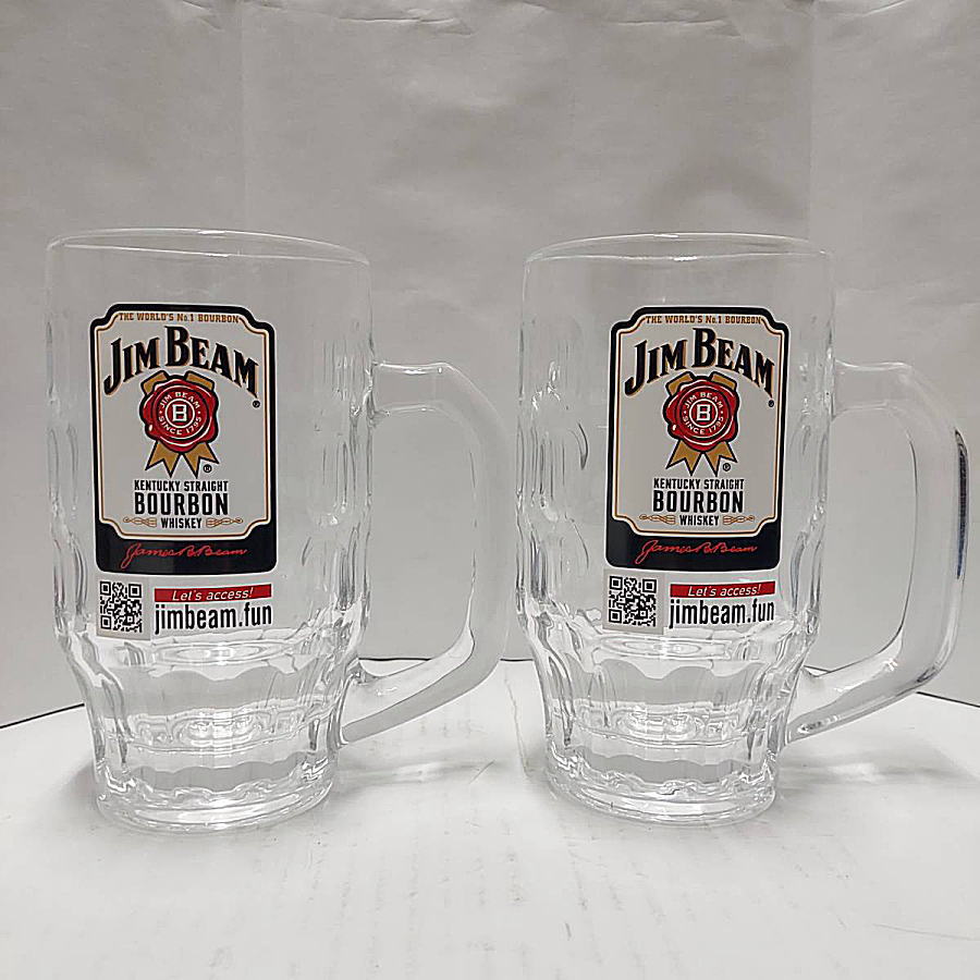 ジムビーム＆マーク入り専用ミニジョッキ（ハイボール用）2個入りオリジナルギフトセット【バーボンウイスキー】【GIFT対応製品】★ジョッキ数に限りがあるためこの商品は現在庫数限りです。※箱はオリジナルの箱です。