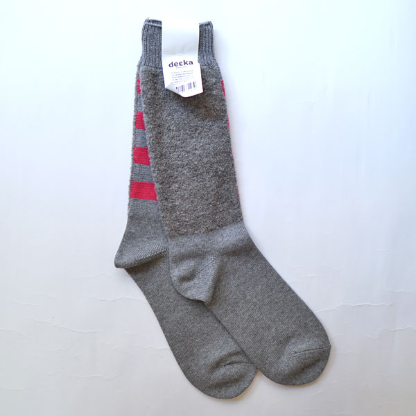 デカ decka ベビーアルパカ ボーダーソックス Baby Alpaca Socks Stripes de-31 メ...