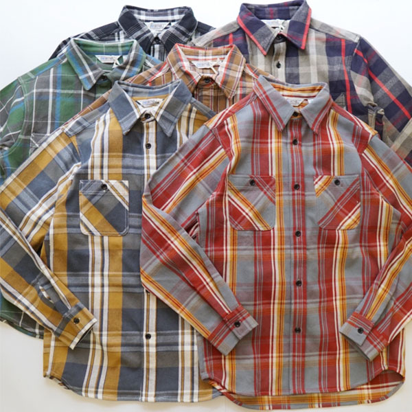 ファイブブラザー FIVE BROTHER ヘビーフランネルシャツ ネルシャツ アメカジ ヘビーネル ワークシャツ Heavy Flannel Shirt