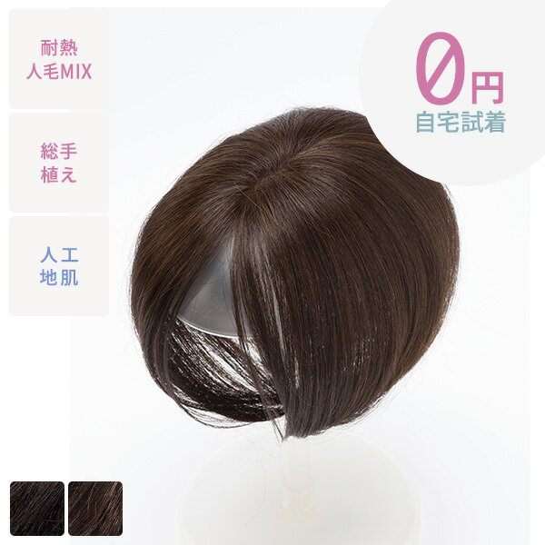 【無料試着】マリブウィッグ ストレートロング フロントウィッグ TST-1 部分ウィッグ 総手植え ハンドメイド 耐熱人毛MIX 人工地肌付きミセス 全2色 ウ...