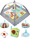 ベビージム プレイジム 知育玩具 3in1 多機能 ベビーおもちゃ ベビーサークル プレイマット ベビートイ 女の子 男の子 子ども 子供 0ヶ月 おすわり 出産祝い ギフト