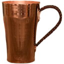 銅製マグカップ純粋な銅のマグカップ、厚い銅のティーカップ耐熱性 銅食器アクセサリー 飲料 ビール 水 アイスコーヒー 飲み物 純銅茶碗