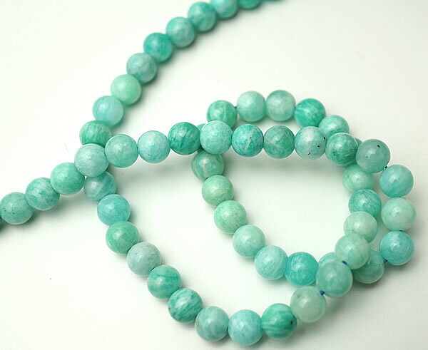【1粒/バラ売り】アマゾナイト AAA モザンビーク産 6mm 穴あきビーズ バラ売り 粒売り 天然石 パワーストーン 天河石 手作り アクセサリー ハンドメイド パーツ ブレスレット ペンダント ネックレス ピアス イヤリング製作