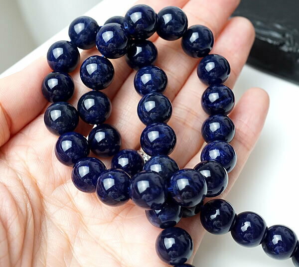 【5粒/バラ売り】ソーダライト 10mm 厄除け 魔除け 災難除け お守り 穴あきビーズ バラ売り 粒売り 天然石 パワーストーン アクセサリー ハンドメイド パーツ ブレスレット ペンダント ネックレス ピアス イヤリング製作