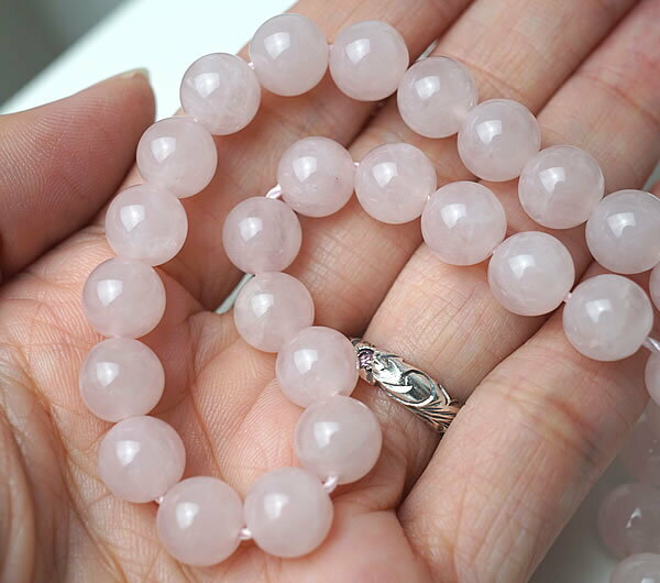 【1粒/バラ売り】ローズクォーツ 8mm 穴あきビーズ ばら売り 粒売り 天然石 パワーストーン アクセサリー ハンドメイド パーツ ブレスレット ペンダント ネックレス ピアス イヤリング製作 恋愛 癒し