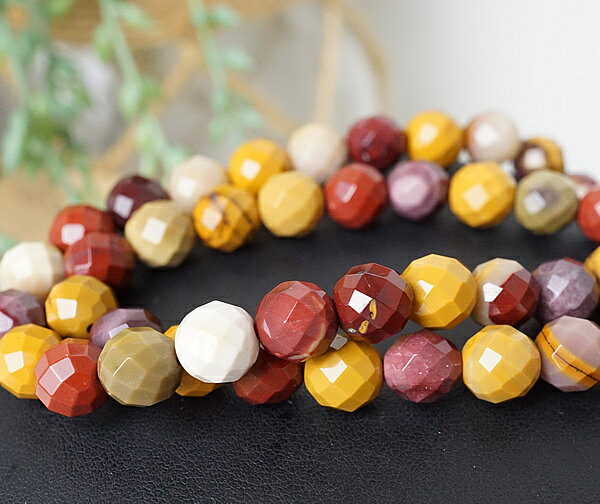 【10粒/バラ売り】モーカイト 64面カット 8mm 穴あきビーズ ばら売り 粒売り 天然石 パワーストーン アクセサリー ハンドメイド パーツ ブレスレット ペンダント ネックレス ピアス イヤリング製作