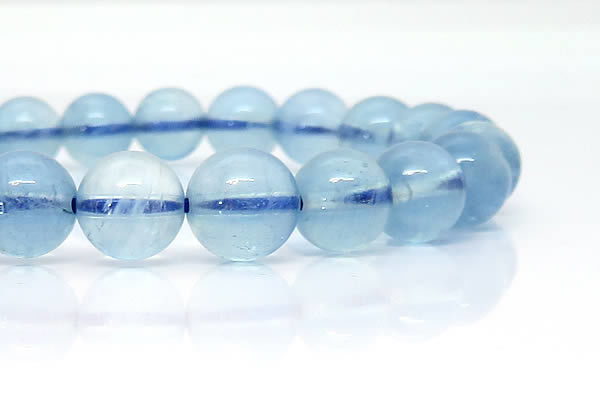 【一点物】アクアマリン ブレスレット 8mm 一点物 ブラジル産 天然石 パワーストーン 開運 お守り 癒し コミュニケーション 3月誕生石 つけっぱなし レディース メンズ