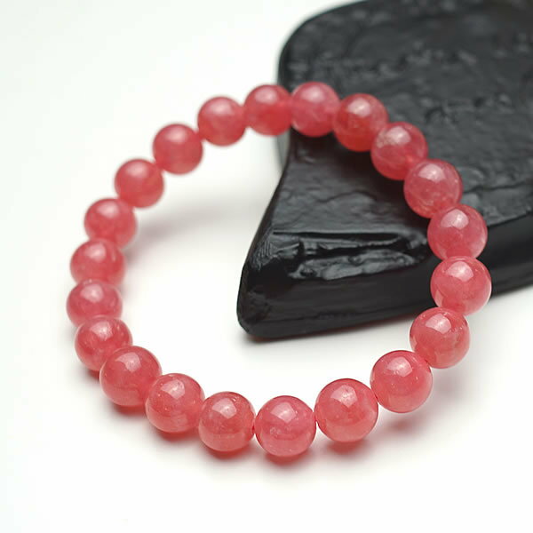 【一点物】インカローズ ロードクロサイトAAAAA ブレスレット 9mm アルゼンチン産 天然石 パワーストーン 菱マンガン鉱