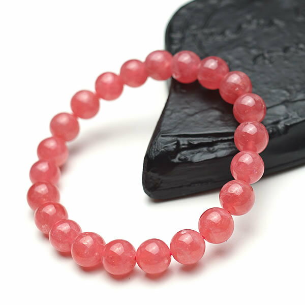 【一点物】インカローズ ロードクロサイトAAAAA ブレスレット 9mm アルゼンチン産 天然石 パワーストーン 菱マンガン鉱