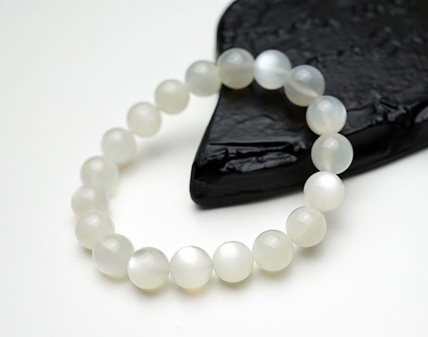 【一点物/最上級】ムーンストーンSA タンザニア産 10mm ブレスレット 天然石 パワーストーン 6月の誕生石 ホワイトムーンストーン ホワイトライトムーンストーン 恋愛/結婚/癒やし/幸福/幸運