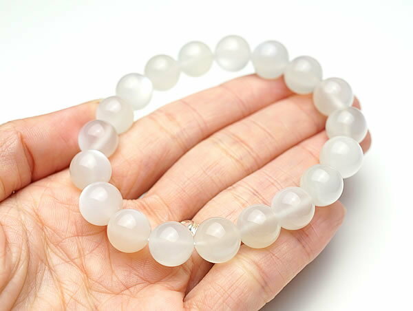 【一点物/最上級】ムーンストーンSA タンザニア産 10mm ブレスレット 天然石 パワーストーン 6月の誕生石 ホワイトムーンストーン ホワイトライトムーンストーン 恋愛/結婚/癒やし/幸福/幸運