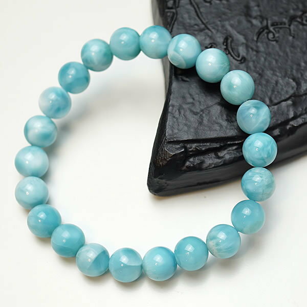 【一点物/最上級】ラリマーAAAAA ブレスレット 8mm ドミニカ共和国 天然石 パワーストーン ブルーペクトライト