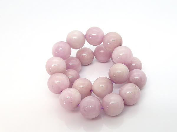 【一点物】クンツァイトAAAA ブラジル産 ブレスレット 9mm 天然石 パワーストーン ミルキークンツァイト リチア輝石 スポデューメン