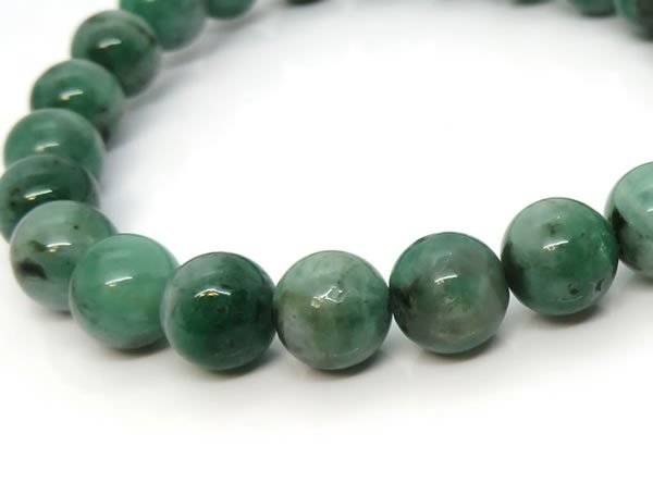 【一点物】エメラルド AAAAA ブレスレット ブラジル産 8mm 天然石 パワーストーン 世界四大宝石 5月の誕生石