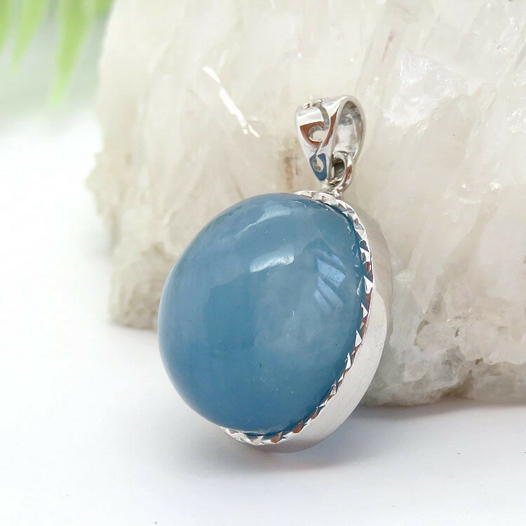 アクアマリンAAAAペンダントネッ...