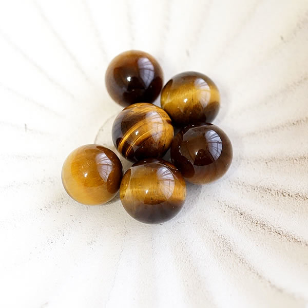 タイガーアイ 丸玉 スフィア 12mm 穴なし 置き石 飾り石 インテリア 天然石 パワーストーン 虎目石 猫目石 金運 財運 仕事運