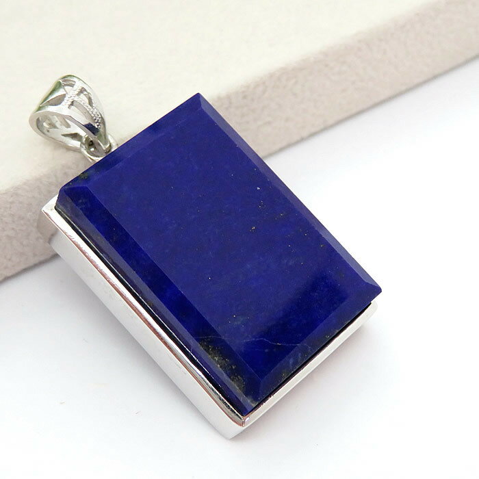 【一点物】ラピスラズリAAAAA アフガニスタン産 ペンダント ネックレス SV925 天然石 パワーストーン ..