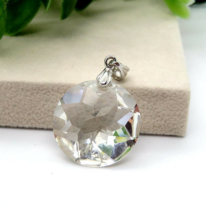 水晶AAAA ペンダント ネックレス 天然石 パワーストーン クリスタルクォーツ 宝石質 スターカット 4月の誕生石