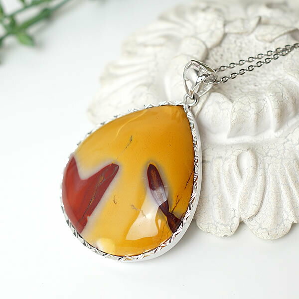 【一点物】モーカイト ムーアカイト オーストラリア産 モッカイト ペンダント ネックレス SV925 天然石..