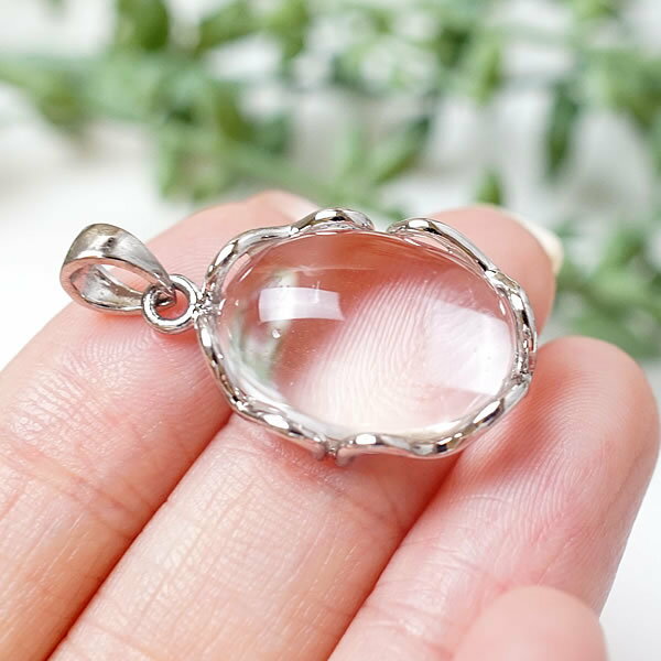 水晶AAAAA ウェーブ ペンダント ネックレス 天然石 パワーストーン クリスタルクォーツ 4月の誕生石