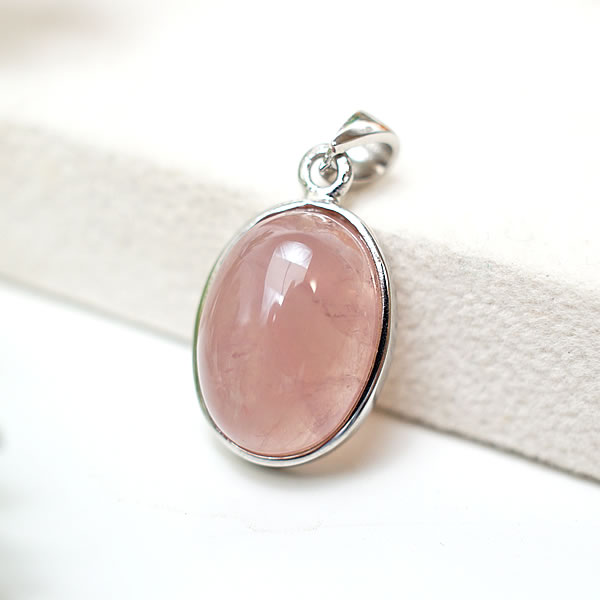 【一点物】ローズクォーツAAAAA ディープローズクォーツ マダガスカル産 ペンダント ネックレス 天然石..