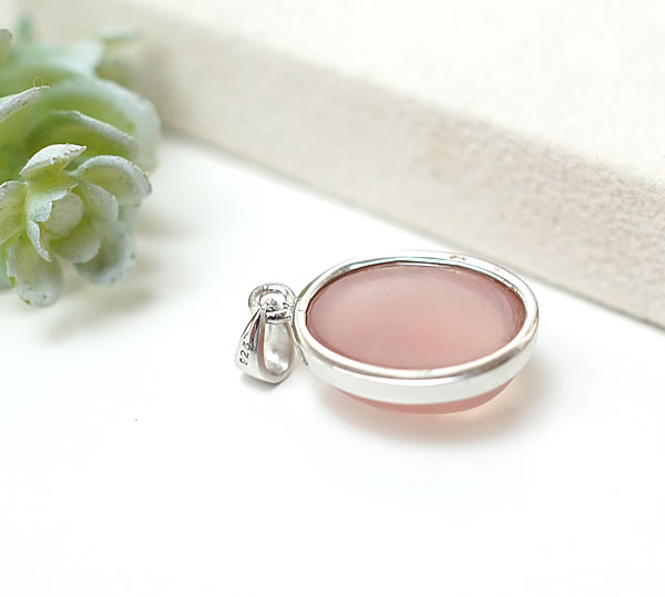 【一点物】ローズクォーツAAAAA ディープローズクォーツ マダガスカル産 ペンダント ネックレス 天然石 パワーストーン SV925