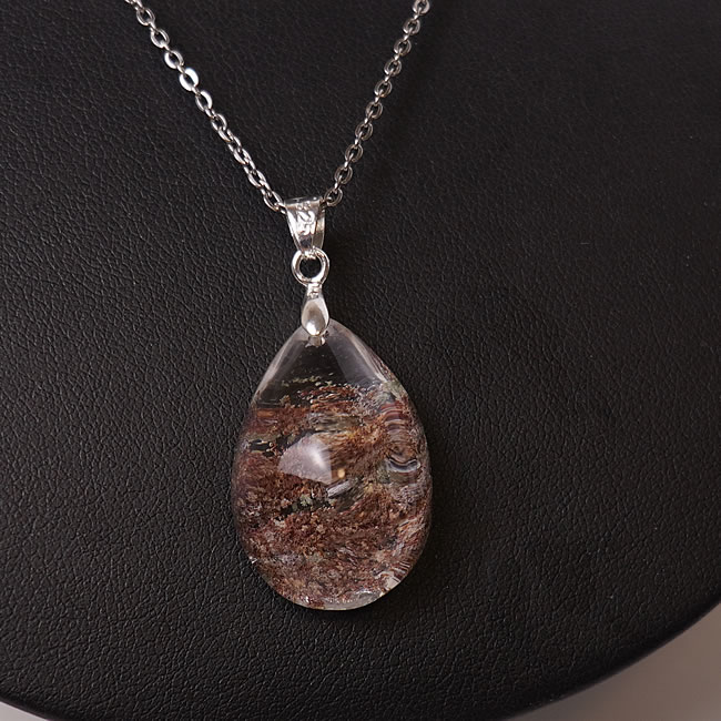 【一点物】ガーデンクォーツAAAAA ペンダント ネックレス 庭園水晶 苔入り水晶 ガーデン水晶 天然石 パワーストーン