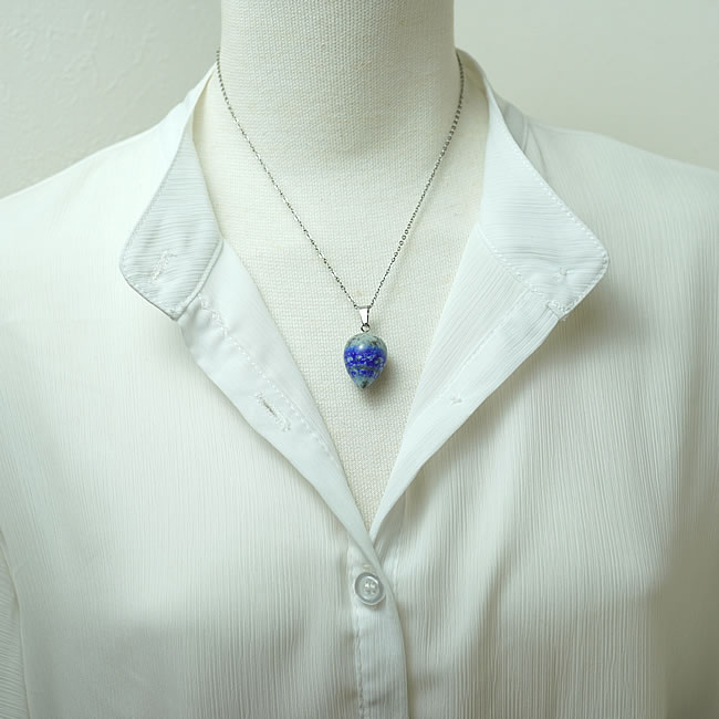 【在庫処分SALE】ラピスラズリ ペンダント ネックレス 天然石 パワーストーン 瑠璃石 9月の誕生石