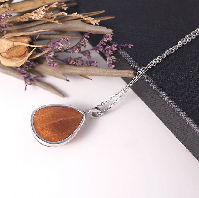 【一点物】サンストーンAAAAA タンザニア産 ペンダント ネックレス SV925 天然石 パワーストーン オレンジサンストーン