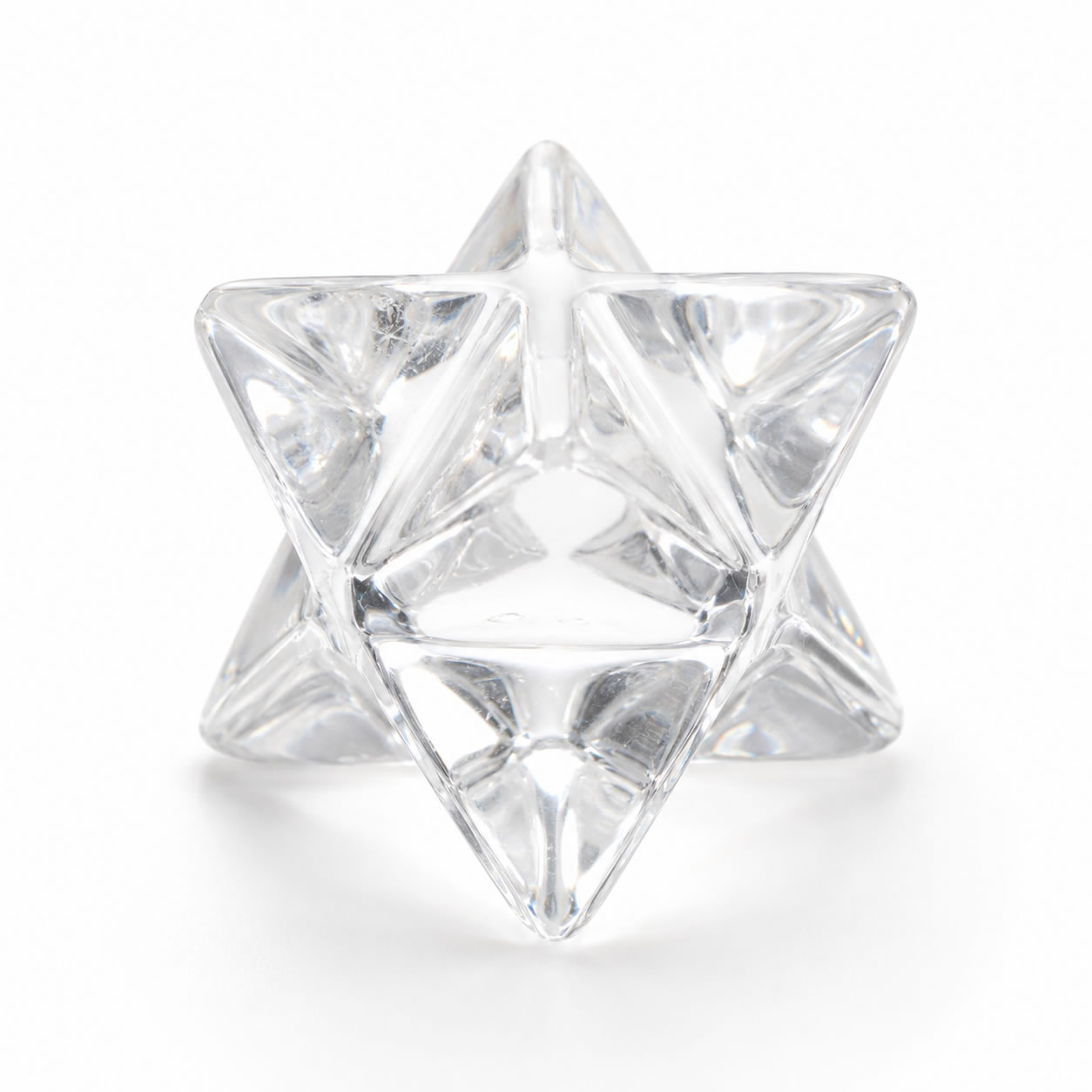 【高品質】水晶 天然水晶 マルカバスター 置き石 六芒星 マカバスター Merkaba ブ...