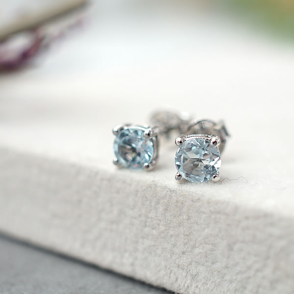 【宝石質】ブルートパーズ ピアス SV925 天然石 パワーストーン アクセサリー スカイブルートパーズ トパーズ 11月の誕生石
