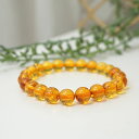 【一点物/最上級】アンバーSA 琥珀 バルティック産 8mm ブレスレット 天然石 パワーストーン コハク こはく