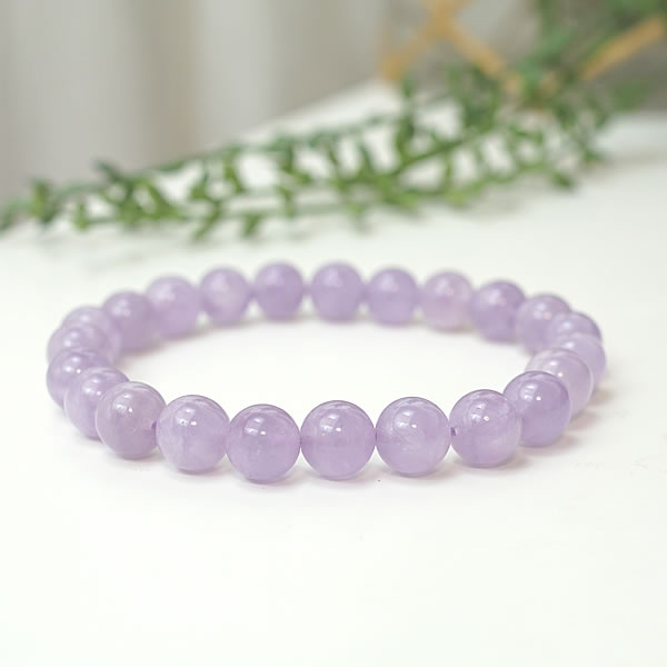 ラベンダーアメジスト 8mm ブレスレット 天然石 パワーストーン 2月の誕生石 紫水晶