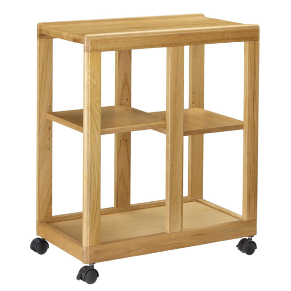 Rakuten - 木製ワゴン キッチンワゴン ダイニングワゴン ノナミ30LO 【完成品】
