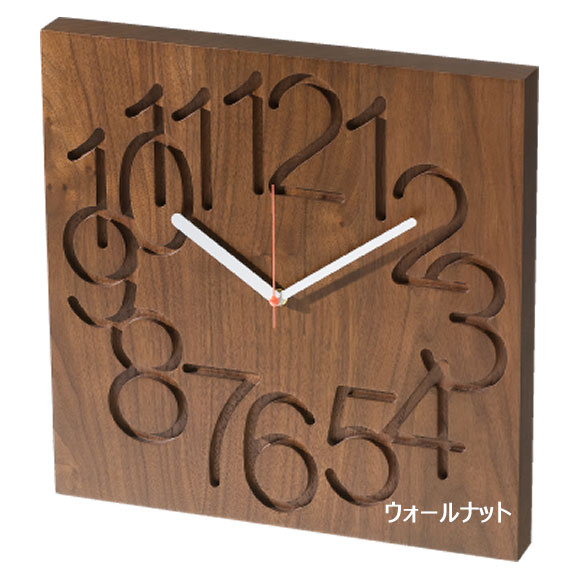 【ポイント10倍】 コサイン cosine MUKU時計〈大〉 CW-09 北海道旭川 木製 天然木 時計 壁掛け時計 掛け時計 メープル/ナラ/ウォールナット [2]