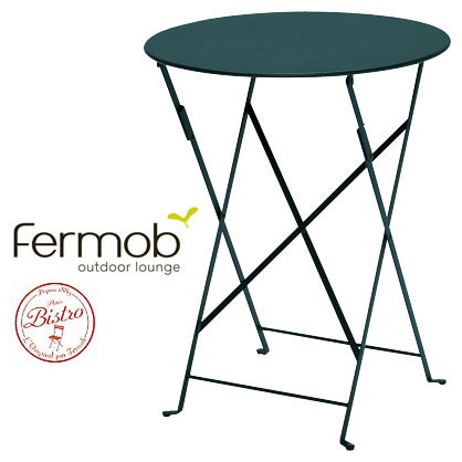 フェルモブ ビストロ ビストロテーブル60 Fermob Bistro フランス ガーデンファニチャー ガーデン家具 ガーデンテーブル ベランダテーブル テラステーブル カフェテーブル 丸テーブル