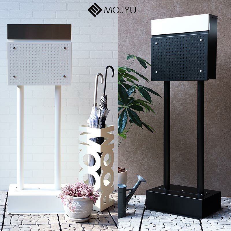 ポスト 置き型 スタンド 郵便受け スタンドポスト Rosa -ローザ- 郵便ポスト 置型 自立 おしゃれ カギ..