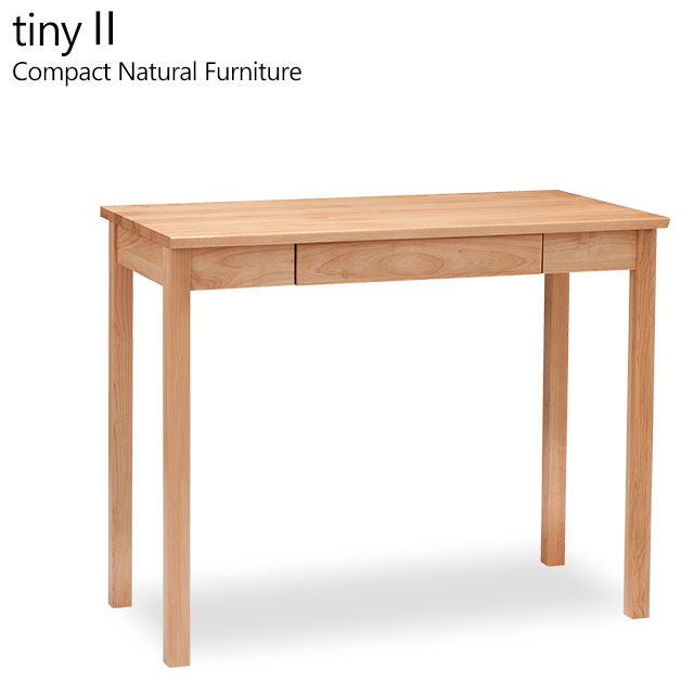 デスク 机 90cm パソコンデスク アルダー 無垢 オイル塗装 タイニー2 デスク900 北欧 ナチュラル コンパクト 天然木 木製 人気 おしゃれ tiny2 LANDSEAT