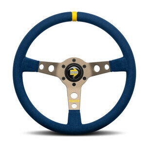 Rakuten - MOMOステアリング　モデル07　マイクロファイバー350mm　ブルー正規品