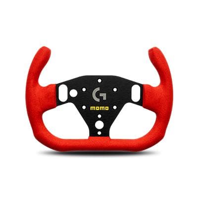 Rakuten - MOMO　SIM用ステアリングSIM　GT－RACER　290　レッド
