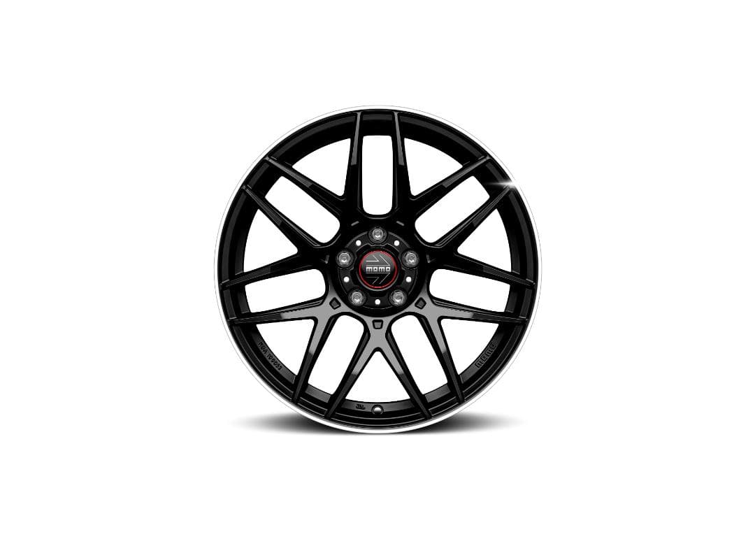 MOMOホイール　コンペティツィオーネ7．5－17　4本スーパーグロッシー／ブラックポリッシ