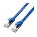  エレコム Cat7 LANケーブル 2m LD-TWSF/BU2X5 送料無料