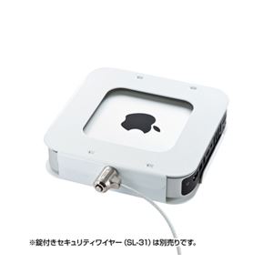 ■商品内容外販向け製品。eセキュリティ白無地箱パッケージ●Macminiに取付けて、盗難から防止します。●ベースと蓋部品をスライドで接続し、別売りのセキュリティワイヤーで固定するだけの簡単設置（サンワサプライ製SLE-6Sシリーズなどに対応）●製品取付け後、電源コード、コネクタ部分などはふさぎません。●べース部品にはVESA規格のネジ穴があり、モニター裏面にも付属のネジで固定できます。（75×75mm、100×100mm）■商品スペック■セット内容：本体部品上下×各1、ネジ×4本■対応機種：Macmini2010年以降のモデル対応（2005〜2009年モデルには不対応）■送料・配送についての注意事項●本商品の出荷目安は【3 - 8営業日　※土日・祝除く】となります。●お取り寄せ商品のため、稀にご注文入れ違い等により欠品・遅延となる場合がございます。●本商品は仕入元より配送となるため、沖縄・離島への配送はできません。[ SLE-21SMM ]