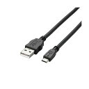 (まとめ)エレコム 2A対応MicroUSB(AMicroB)ケーブル TB-AMB2A08BK【×5セット】 送料無料