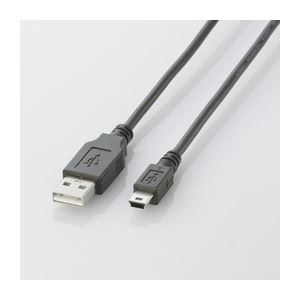 (܂Ƃ)GR USB2.0P[u(mini-B^Cv) U2C-M05BKy~10Zbgz 