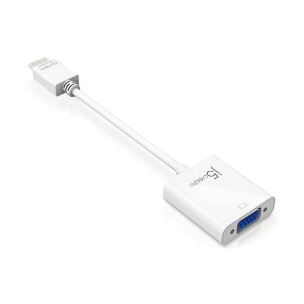 （まとめ）j5 Create HDMI toVGA 変換アダプター(not support HDCP) JDA213J 1個【×2セット】