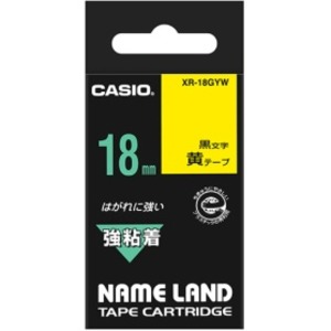 (܂Ƃ) JVI CASIO l[h NAME LAND Se[v 18mm~5.5m ^ XR-18GYW 1 y~10Zbgz 