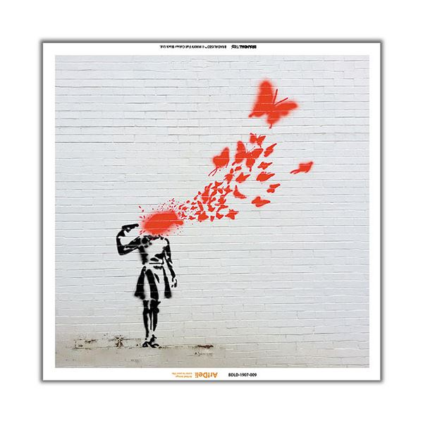 Digital Oasis Visual Sonic アートパネルBluetoothスピーカー Banksy BDLD-1907-009